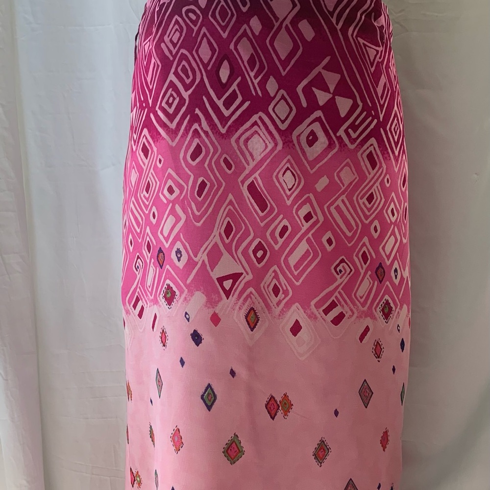 Women’s Barbie Pink Knee Length Ombré Skirt 12 - Picture 7 of 10